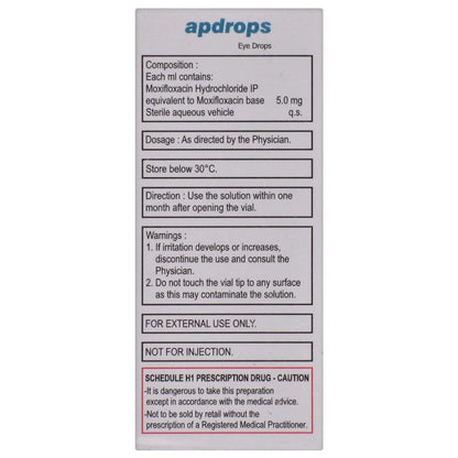 Apdrops 0.5% - Bottle of 5ml Eye Drops