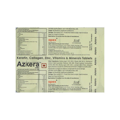 Azkera - Strip of 10 Tablets