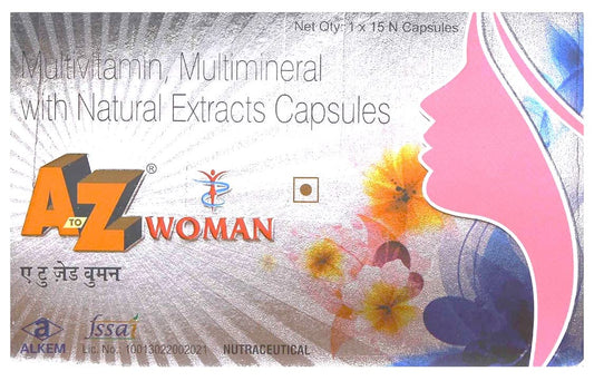 A To Z Women - Blister Pack of 15 Tablets