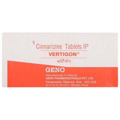 Vertigon - Strip of 10 Tablets