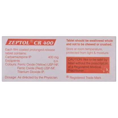 Zeptol CR 400 - Strip of 10 Tablets