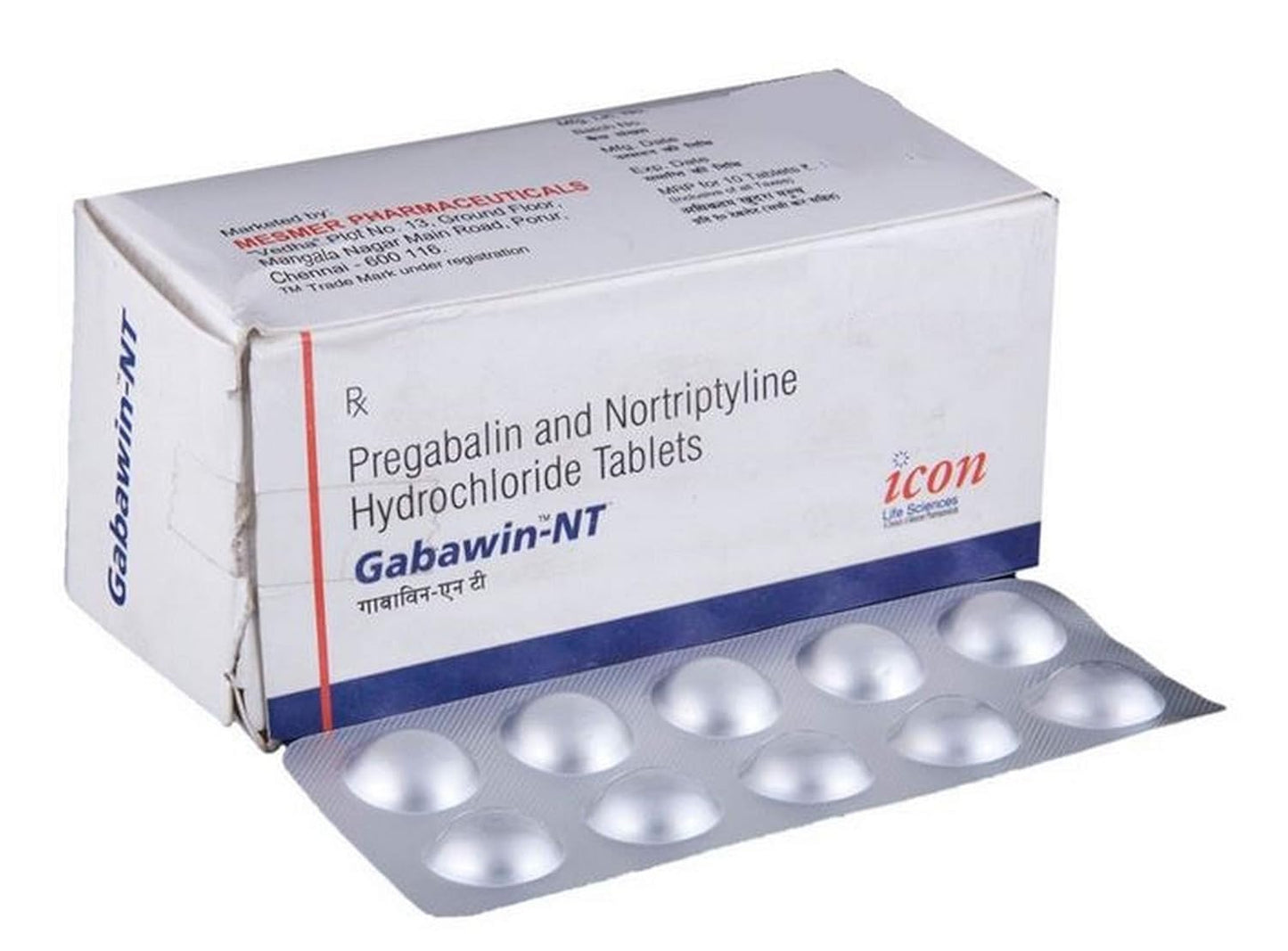 Gabawin NT 75 - Strip of 10 Tablets