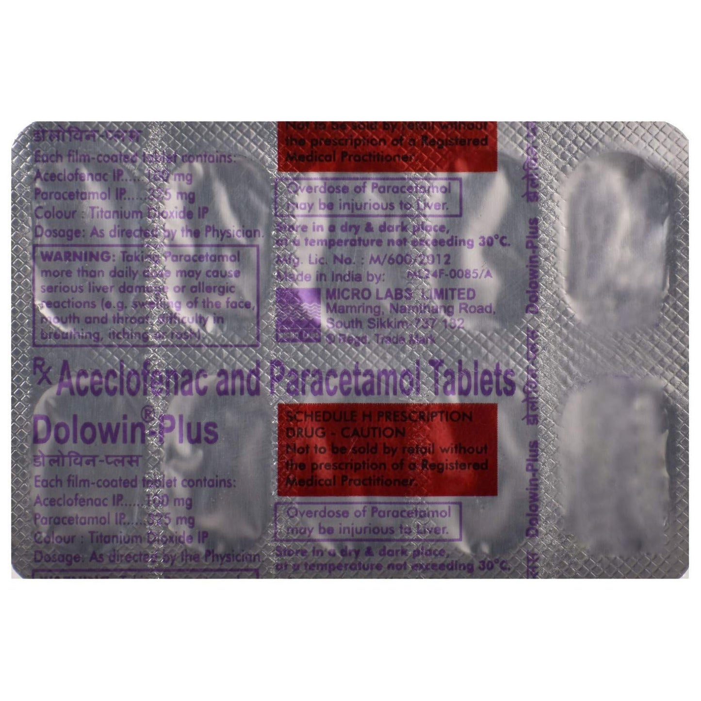 Dolowin-Plus - Strip of 10 Tablets