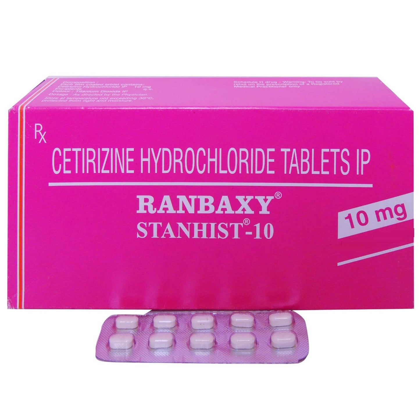 Stanhist 10 - Strip of 10 Tablets