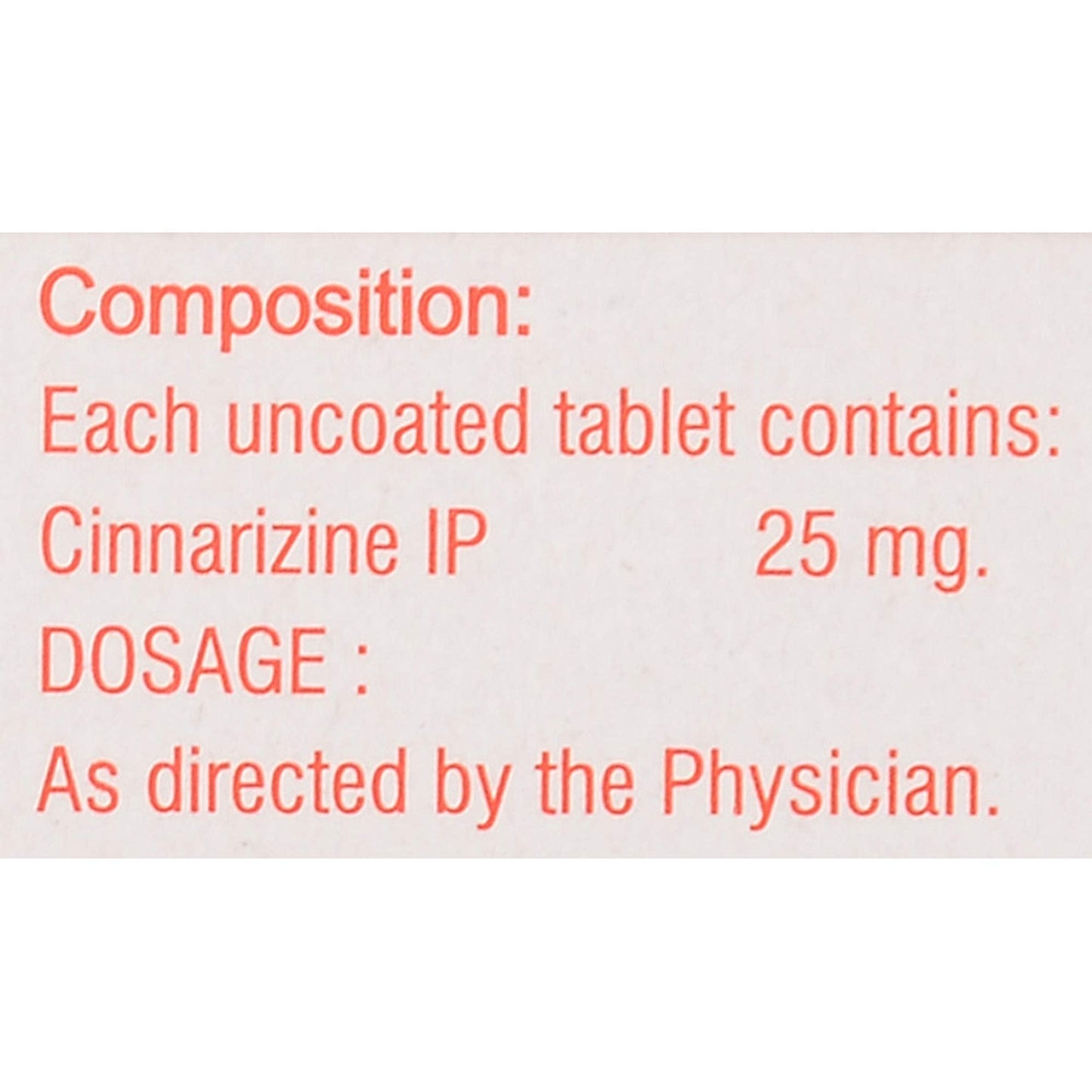 Vertigon - Strip of 10 Tablets