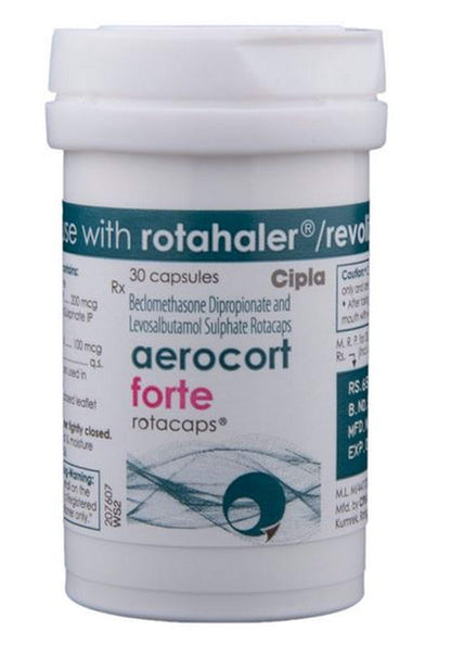 Aerocort Forte 200 - Bottle of 30 Capsules