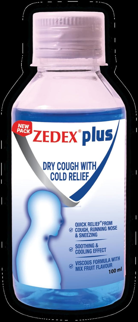 Zedex Plus - Bottle of 100ml Syrup