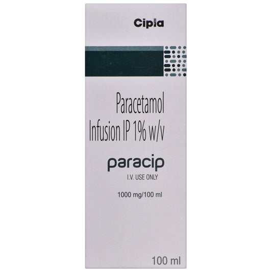 Paracip 1000mg/100ml - Pack of 100 ml Infusion