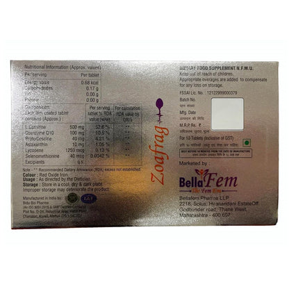 Zoafrag -Strip of 10 Tablets