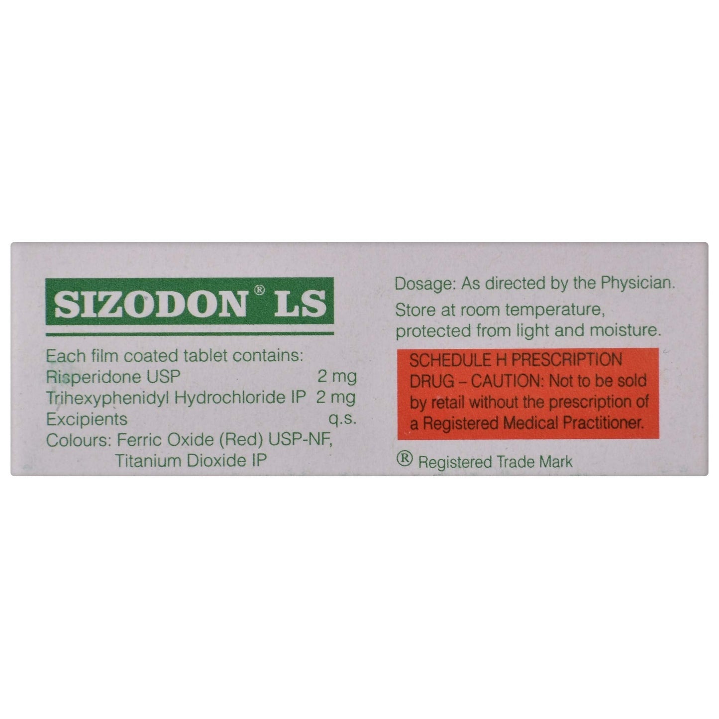 Sizodon LS - Strip of 10 Tablets