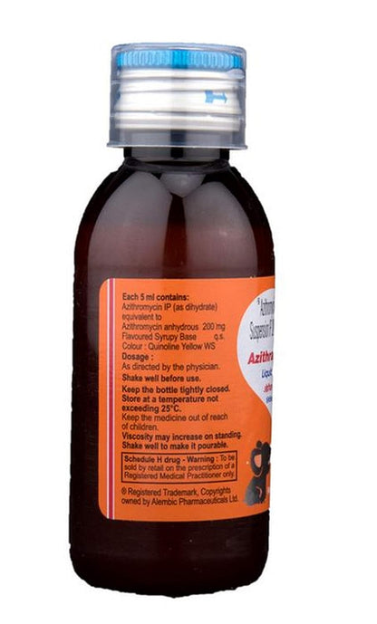 Azithral Xl 200Mg - Bottle Of 60Ml Liquid