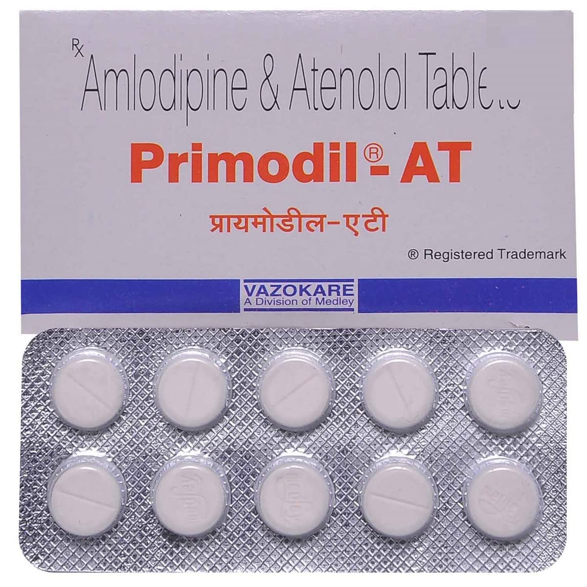 Primodil -AT - Strip of 10 Tablets