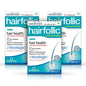 Wellman Hairfollic Hair supplements for Men with zinc, selenium, lignans that supports hair growth, provide strength to hair roots | vegetarian 30 tablets