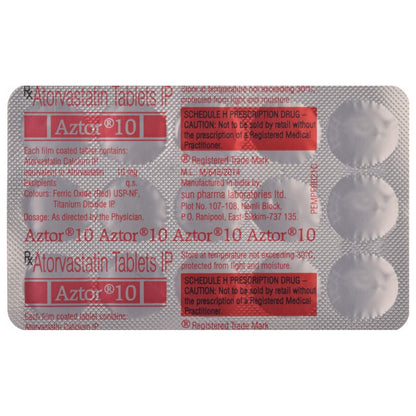 Aztor 10 - Strip of 15 Tablets