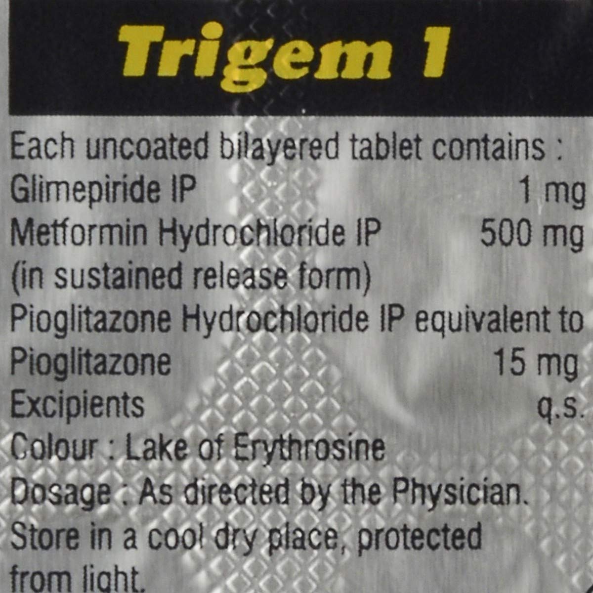 Trigem 1 - Strip of 10 Tablets