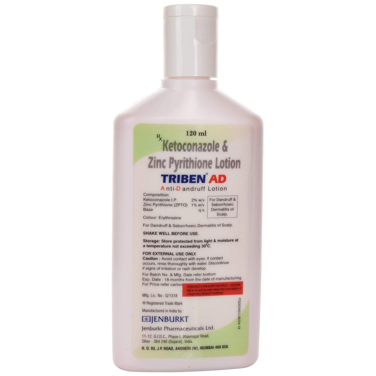 Triben AD - Bottle of 120 ml Lotion