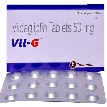 VIL-G 50MG - Strip of 15 Tablets