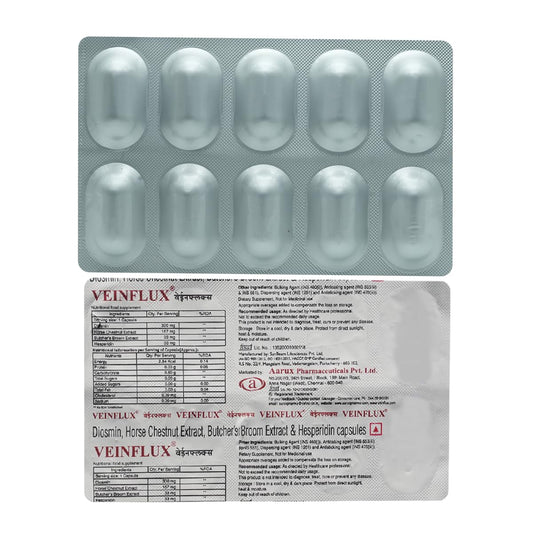 Veinflux - Strip of 10 Capsules