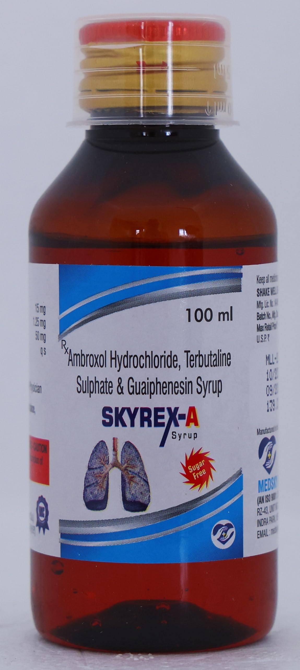 Skyrex A - Bottle of 100ml Cough Syrup