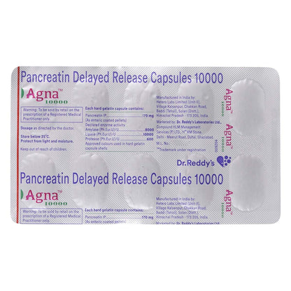 Agna 10000 170mg - Strip of 10 Capsules