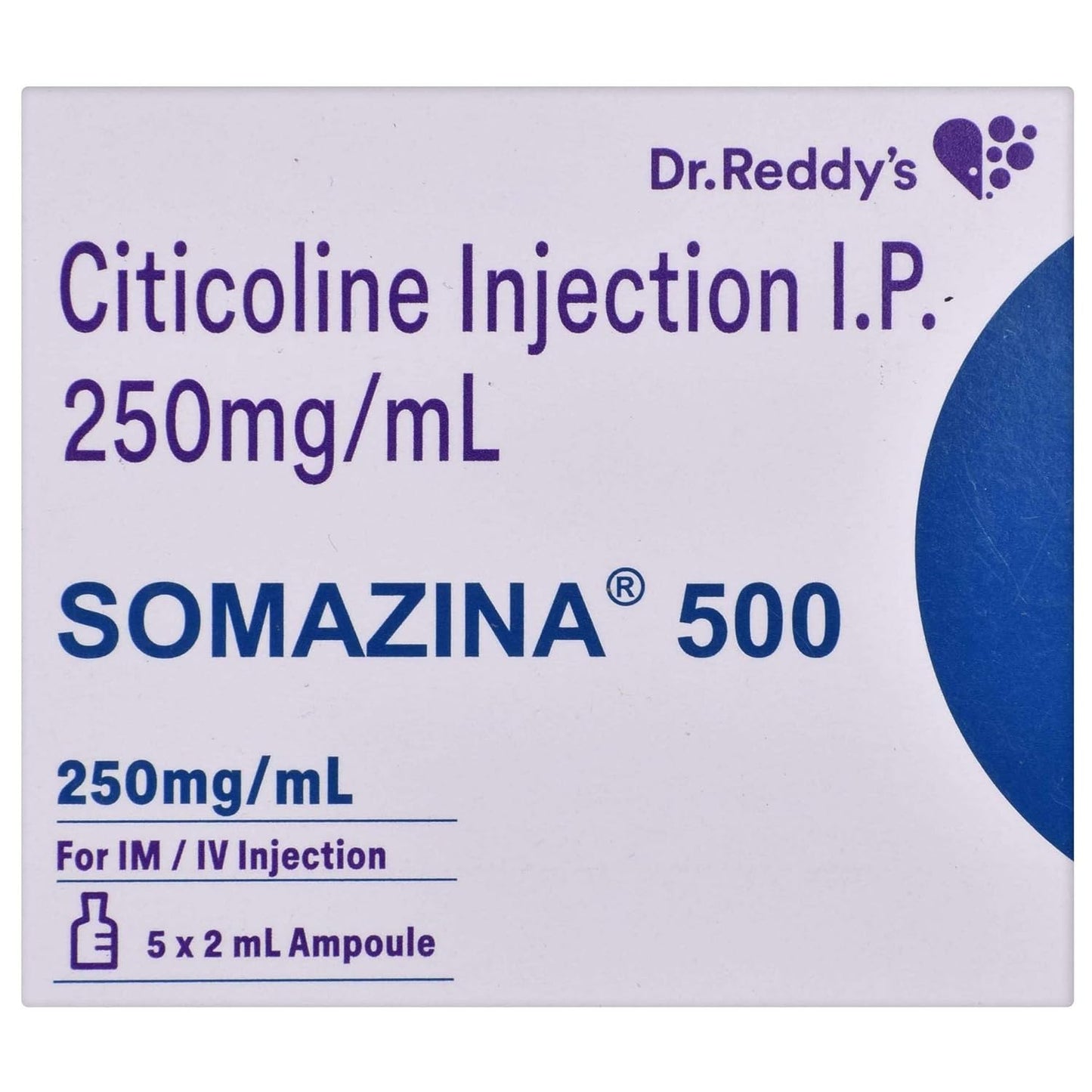 Somazina 500 - Vial of 2 ml Injection