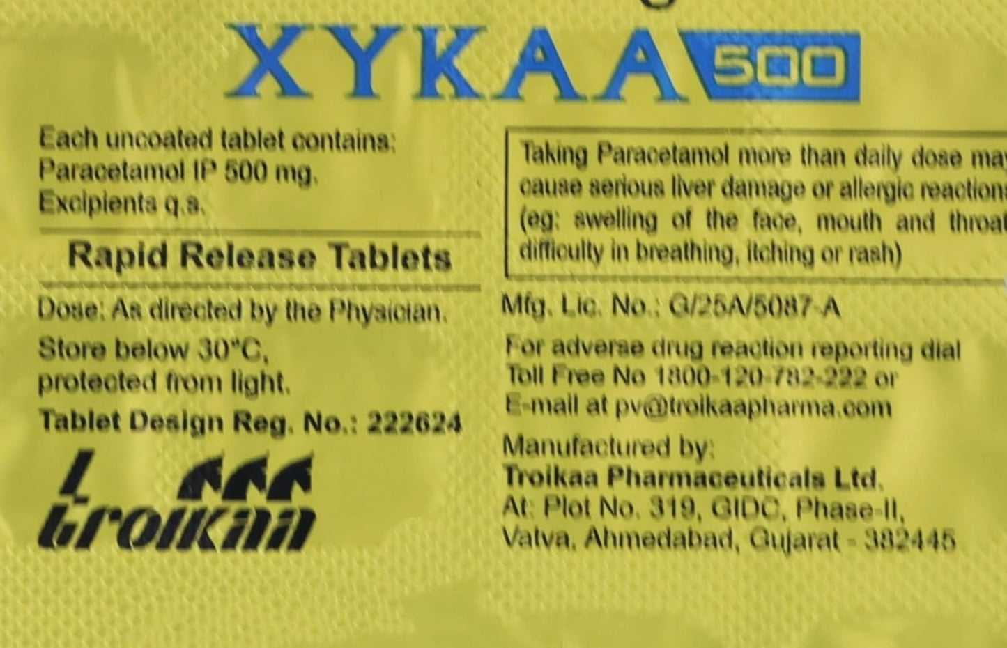 Xykaa 500 Tablet 15's