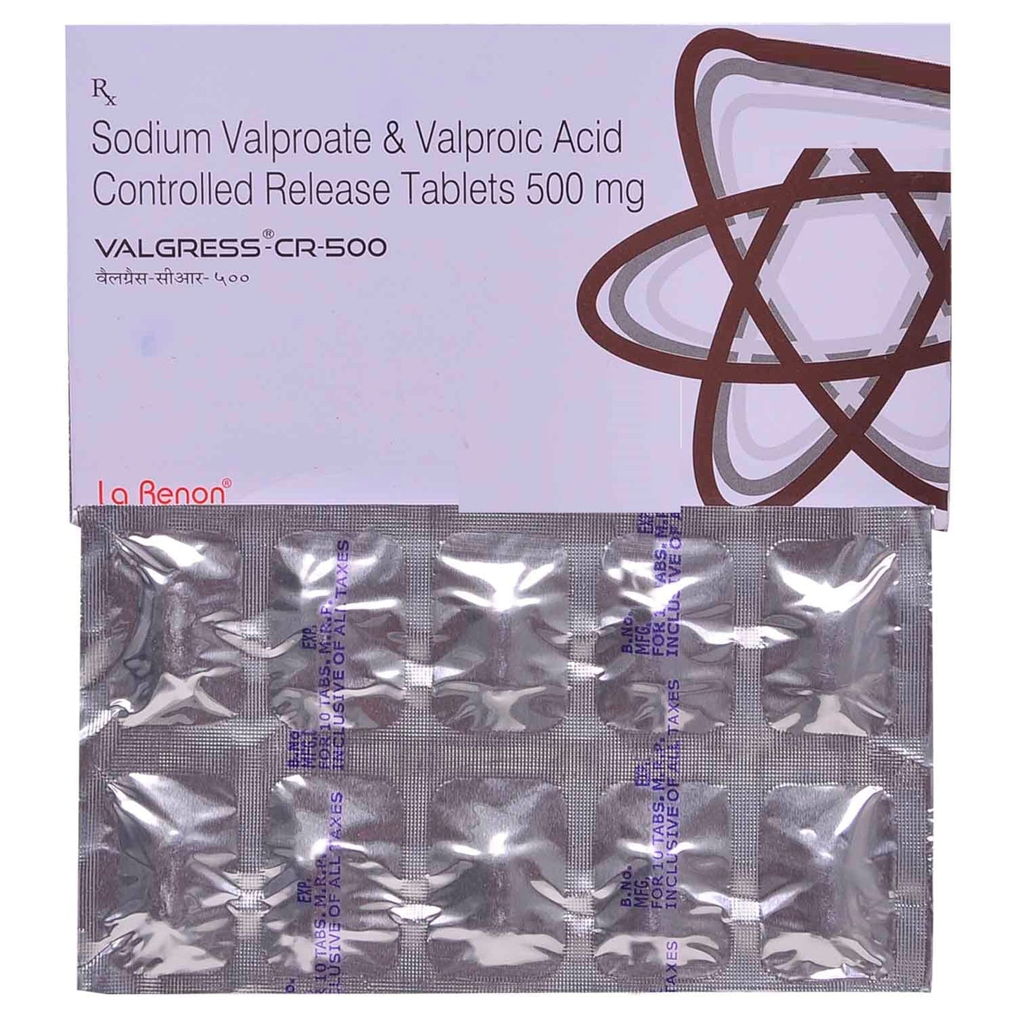 Valgress-CR-500 - Strip of 10 Tablets