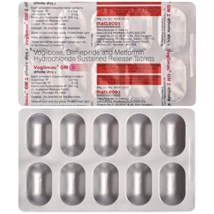 Voglimac GM 2 - Strip of 10 Tablets