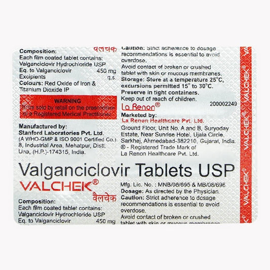 VALCHEK - Strip of 2 Tablets