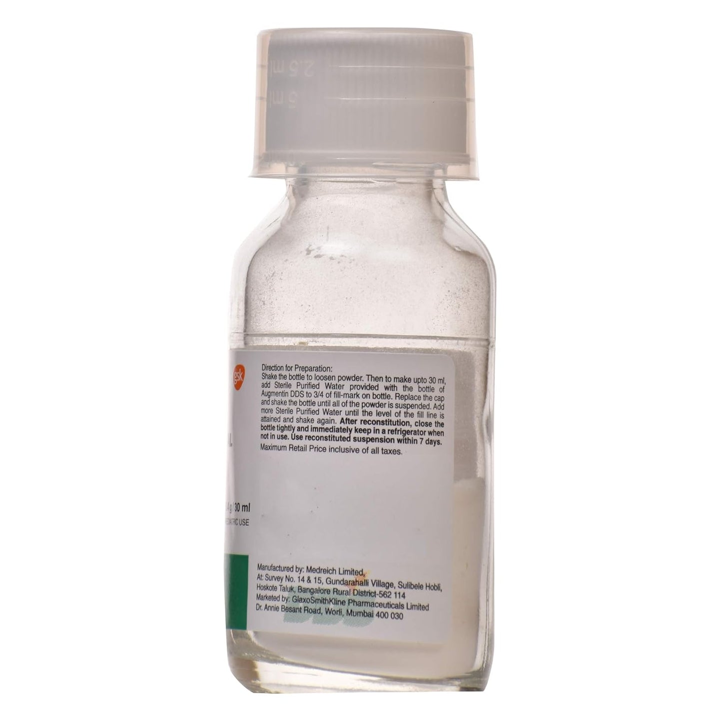 Augmentin DDS - Bottle of 30 ml Suspension