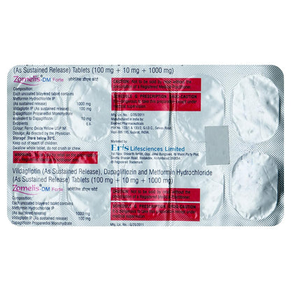 Zomelis-DM Forte - Strip of 10 Tablets