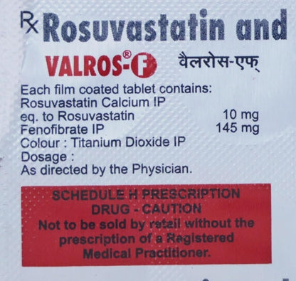 Valros F - Strip of 10 Tablets