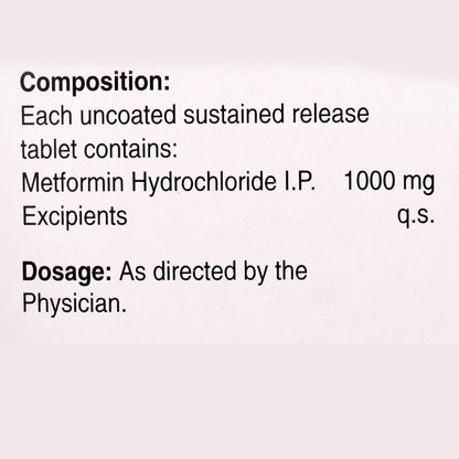 Xmet-SR 1g - Strip of 15 Tablets