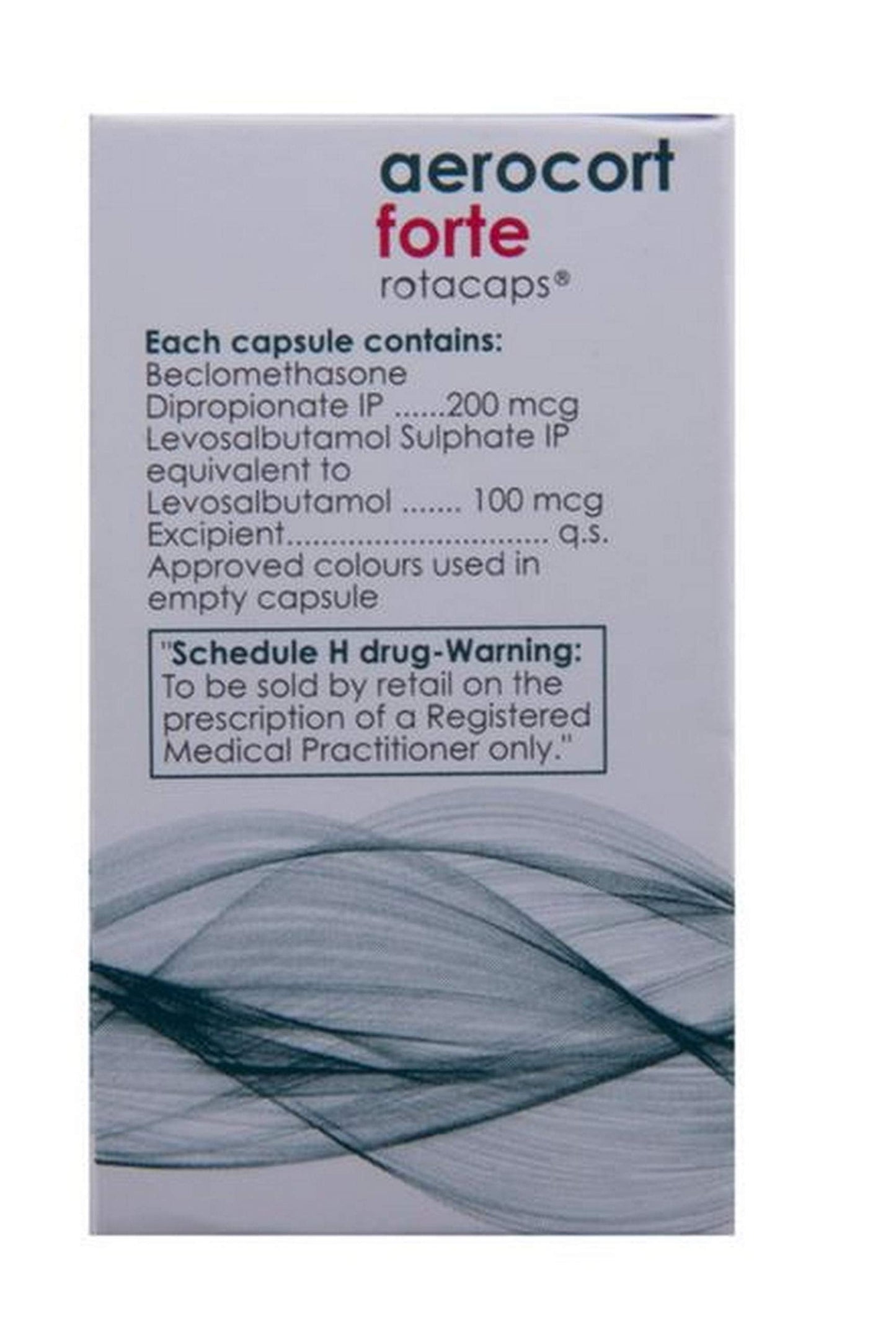 Aerocort Forte 200 - Bottle of 30 Capsules