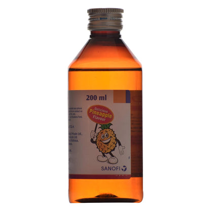 Valparin 200 Delicious Pineapple Flavour - Bottle of 200 ml Syrup