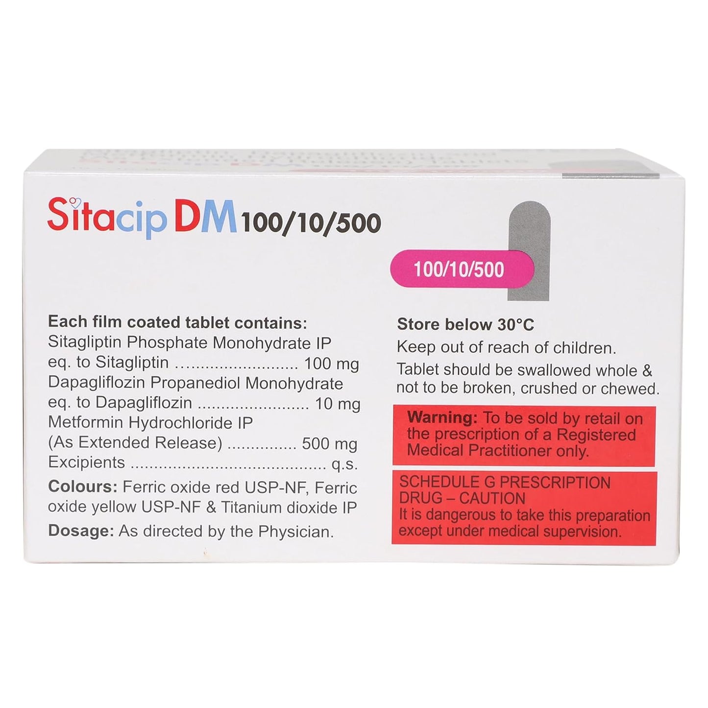 Sitacip DM - Strip of 10 Tablets