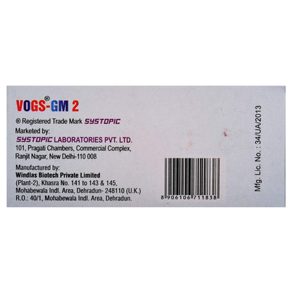 Vogs GM 2 - Strip of 15 Tablets