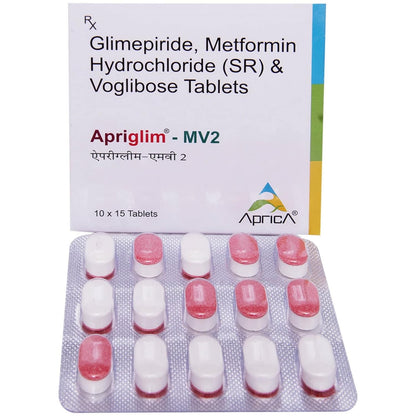 APRIGLIM-MV 2MG - Strip of 15 Tablets