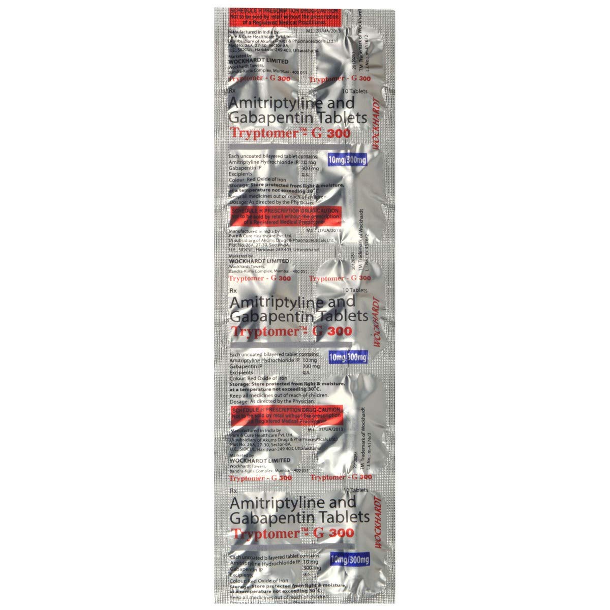 Tryptomer-G 300 - Strip of 10 Tablets