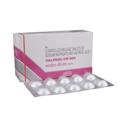 Valprol CR 600mg - Strip of 10 Tablets