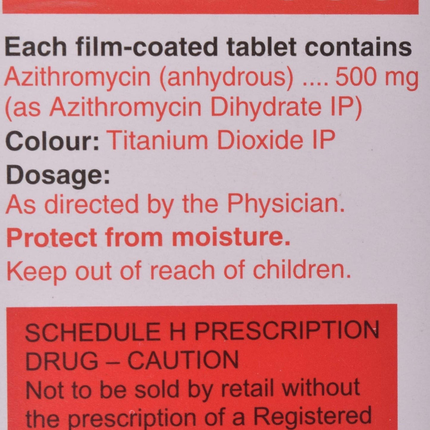 Azee-500 - Strip of 3 Tablets