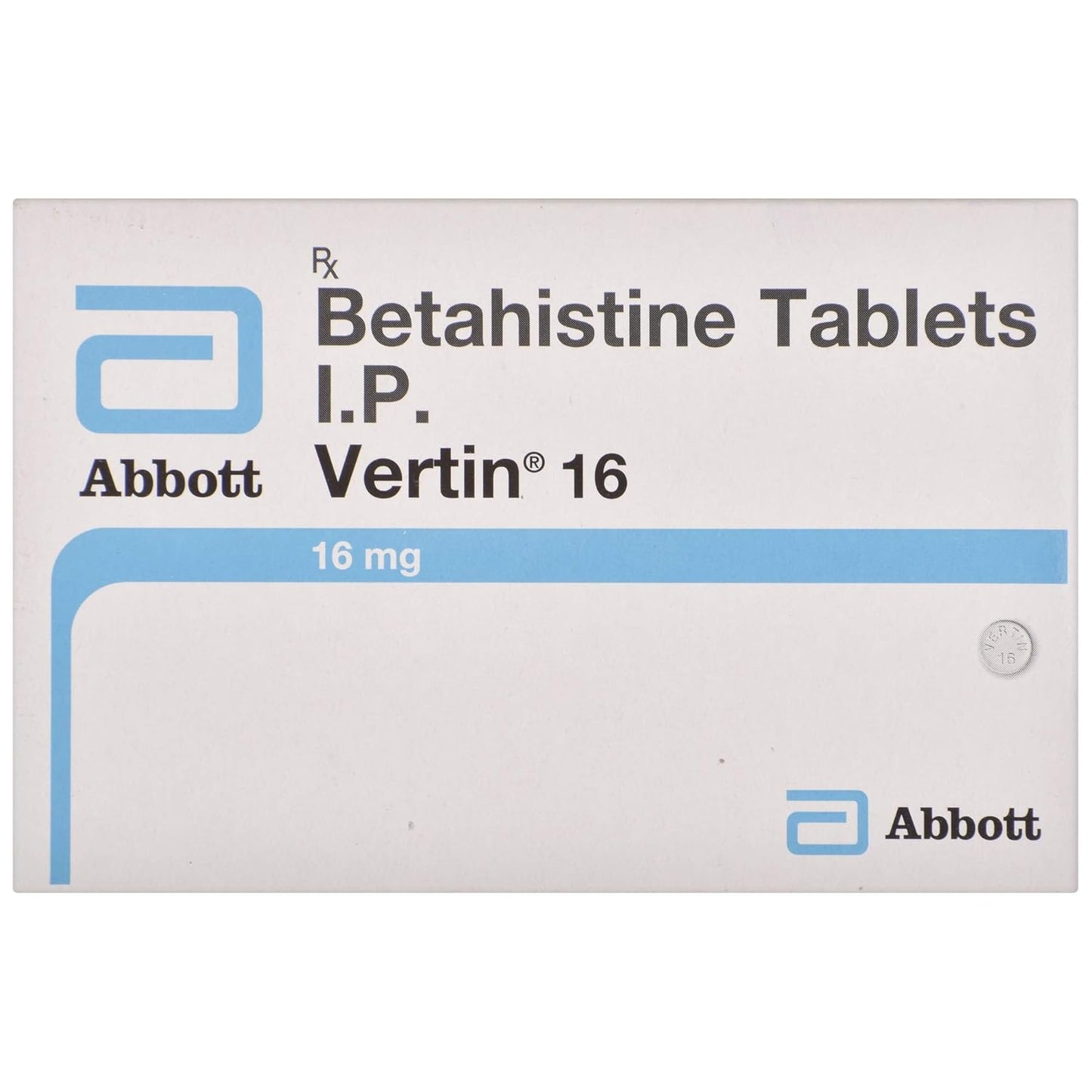 Vertin 16 - Strip of 15 Tablets