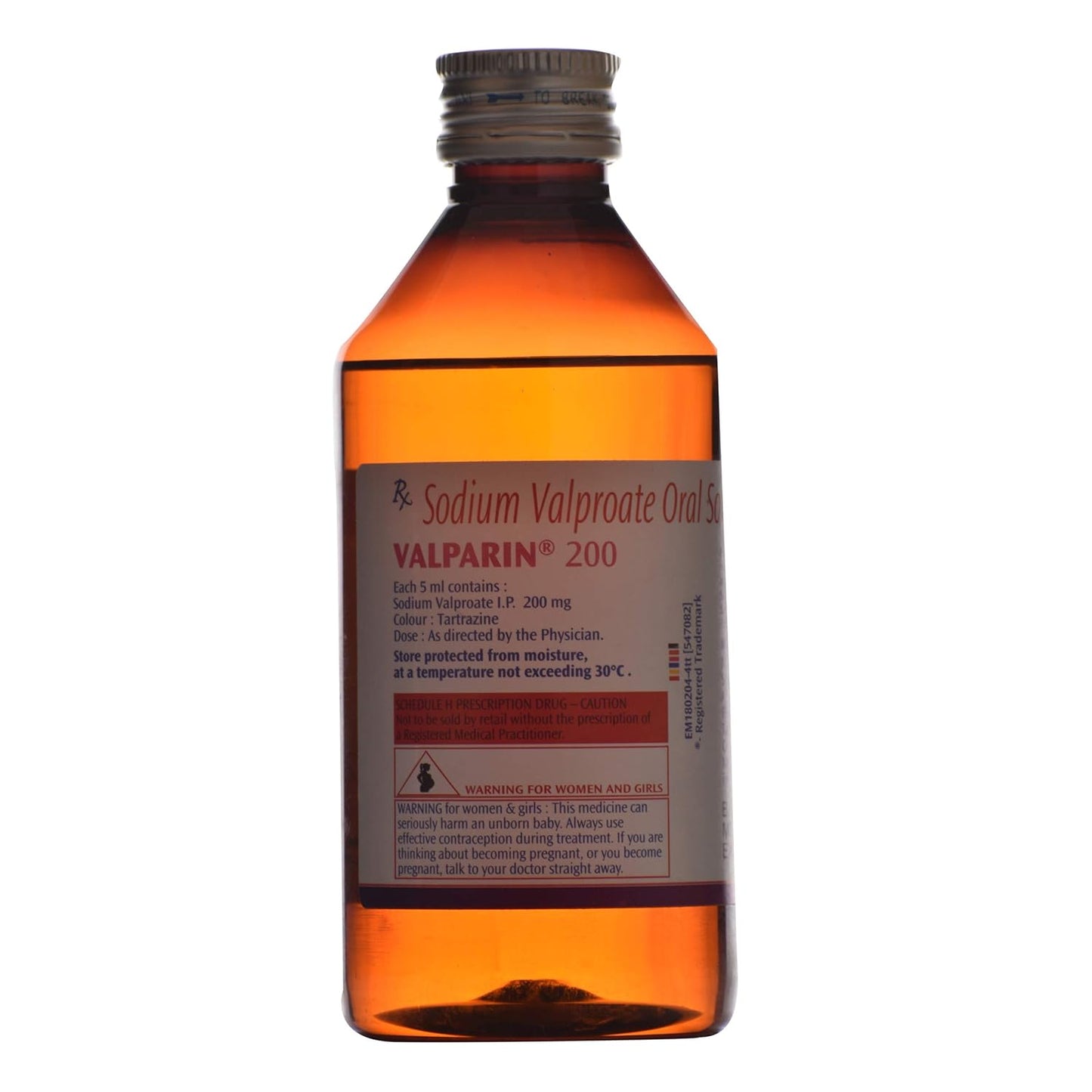 Valparin 200 Delicious Pineapple Flavour - Bottle of 200 ml Syrup