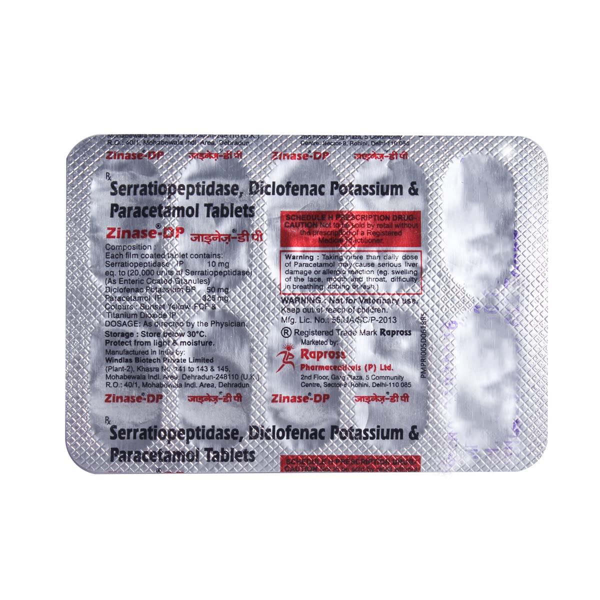 Zinase-Dp - Strip of 10 Tablets