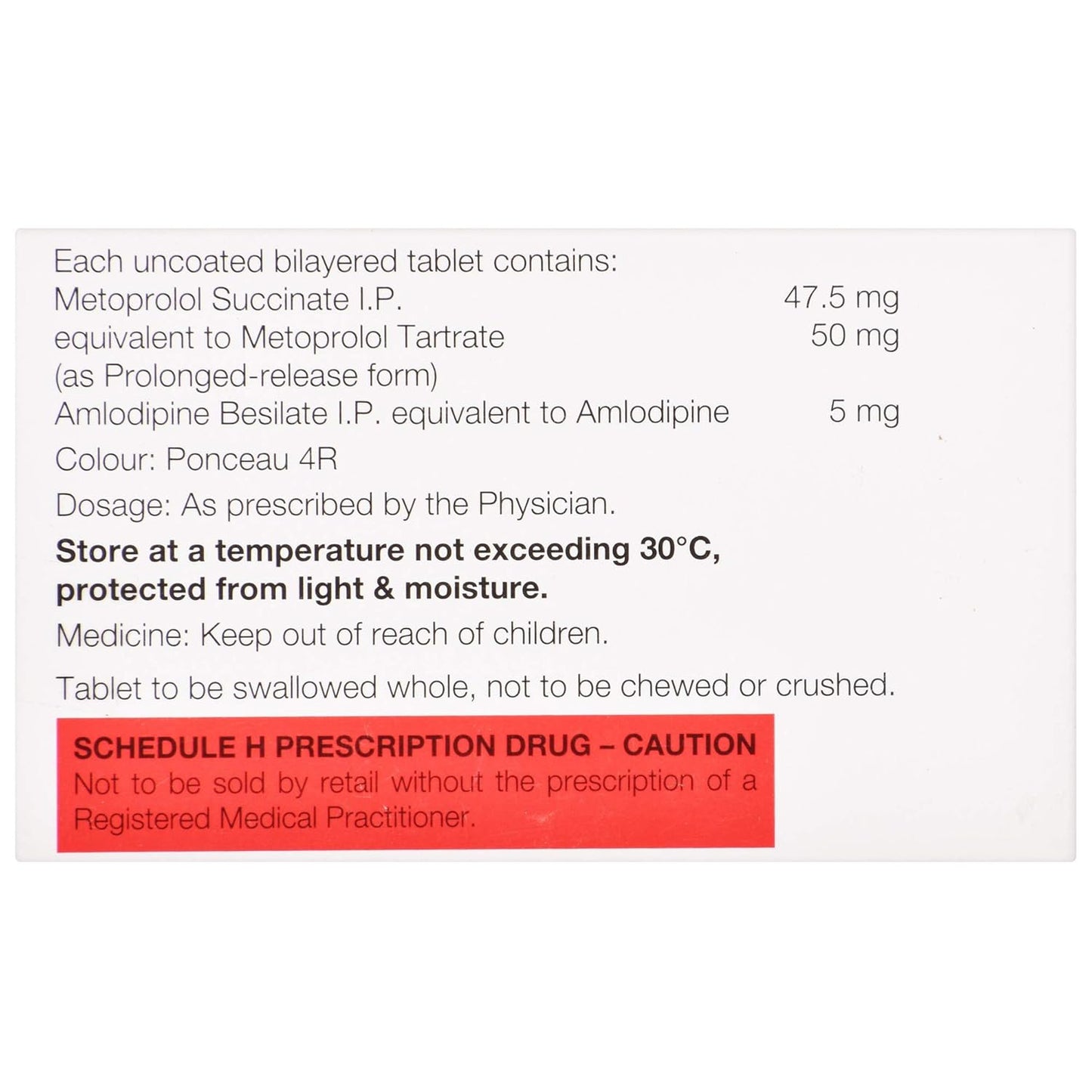 Supermet-AM - Strip of 10 Tablets