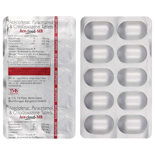 Acecloud-MR - Strip of 10 Tablets