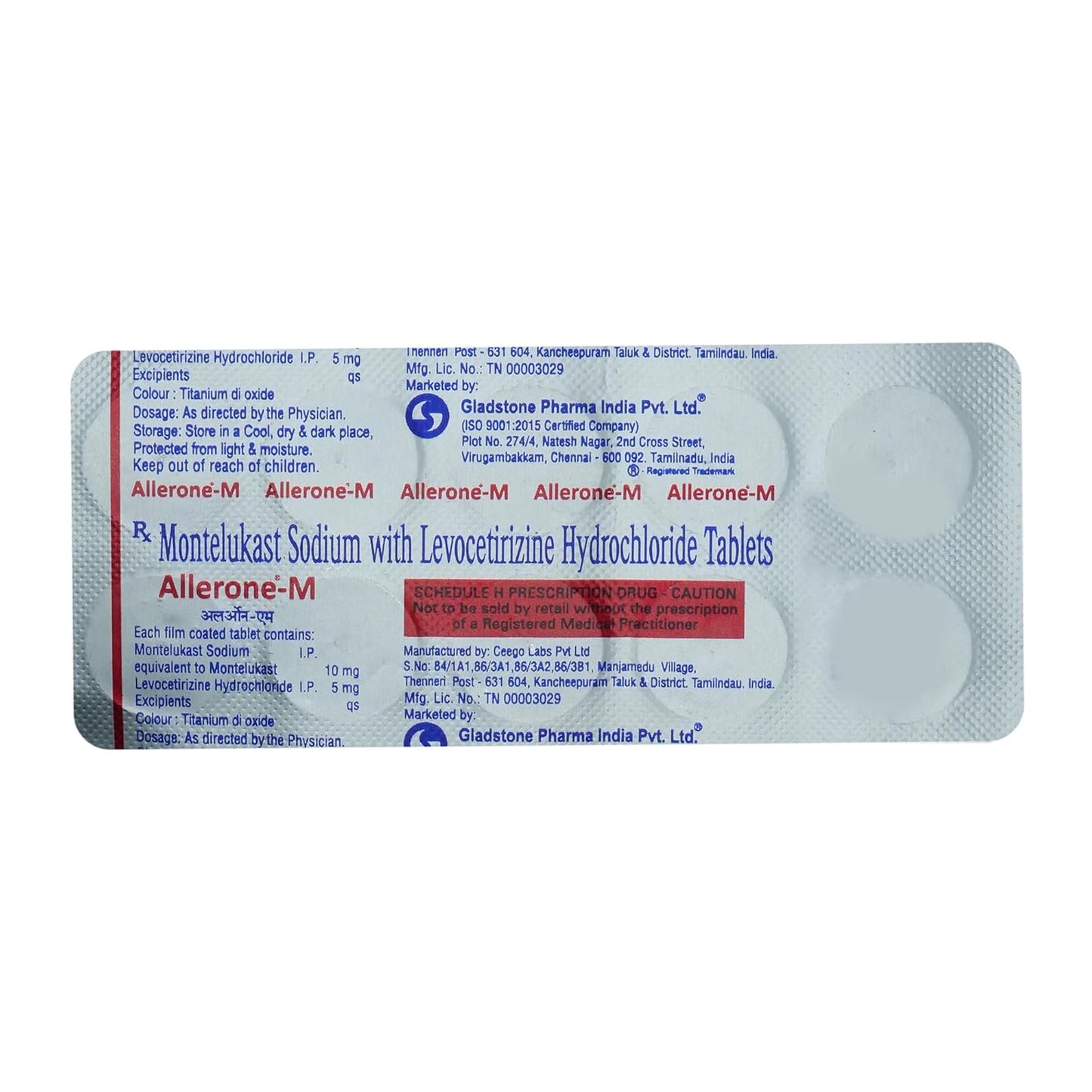 Allerone-M - Strip of 10 Tablets