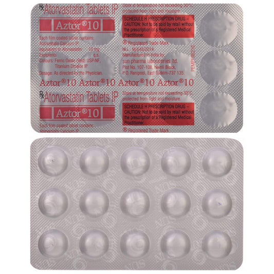 Aztor 10 - Strip of 15 Tablets