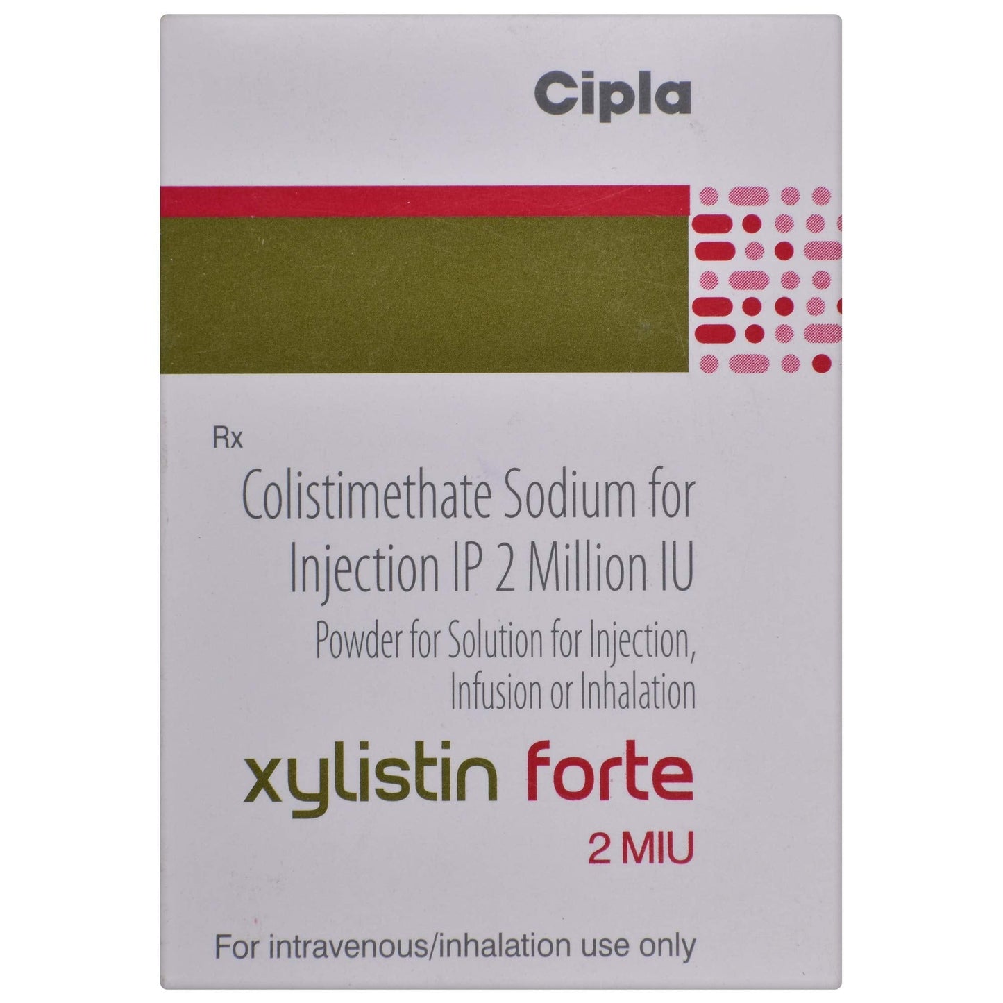 Xylistin Forte - Vial of 2 MIU Injection