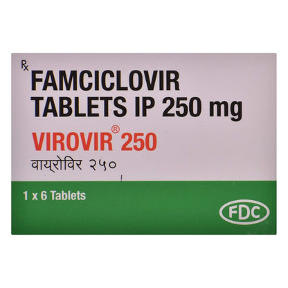 Virovir 250 - Strip of 6 Tablets